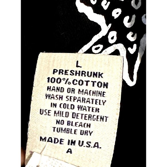 Vintage 90s VIVA CITY USA Knit Black Nautical Summer Shift Dress Size L Unhemmed - Picture 6 of 12